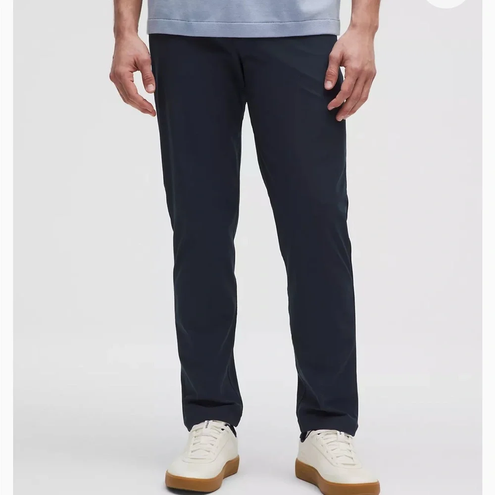 Lululemon ABC Dark Blue Trousers (Size: 32”)